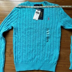 Polo Ralph Lauren Cable-Knit Cotton Crewneck Sweater - Brand New with Tag